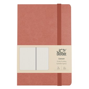 Записная книжка А6- 96л кл. "Joy Book. Малиновый латте" 7БЦ., иск.кожа, тонир.форзац, тонир.блок, скругл.углы, сшит.блок, ляссе, резинка, карман на задн.форзаце