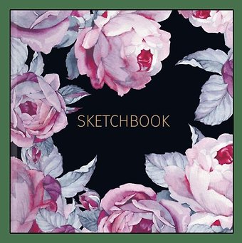 Альбом для рисования (170*170) 40л. Be Smart Bloom мягкий переплет, розовый, склейка 120 г/м2