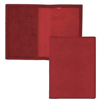 Обложка для паспорта MAPLE (4 отд. для карт) (красный) (иск. кожа) (ОПК0478)