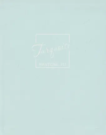 Книга для записей А5+ 96л кл. Turquoise интеграл.перепл., матов.ламин., выб.лак.
