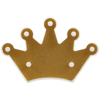 Светильник LED Корона (глиттер) (пластик) (18х11) (12-07509-7509-1)