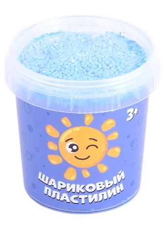 Шариковый пластилин модели Puzzle Foam, синий