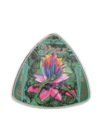 Магнит-треугольник Урал Каменный цветок