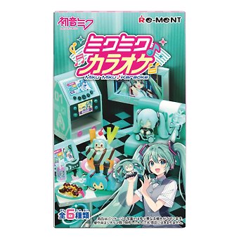 Набор миниатюр Re-ment Хацуне Мику HATSUNE MIKU Karaoke, в ассортименте (69611)