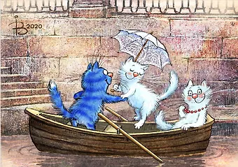 Открытка одинарная Северная Венеция Зенюк Р. 16*11см 01142  с/к