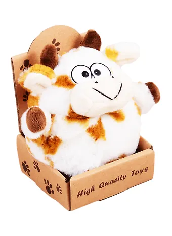 Игрушка Бычок в крафт коробке