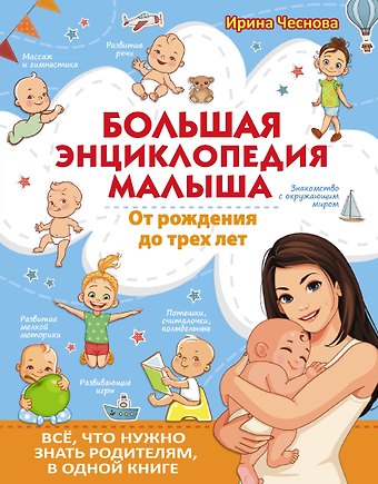 Ирина Евгеньевна Чеснова Большая энциклопедия малыша. От рождения до трех лет. Все, что нужно родителям, в одной книге