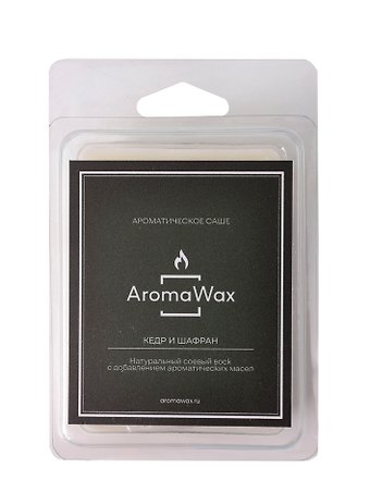 Ароматическое саше (кубики) Кедр и Шафран  (90г) (11х7) (150597441) (AromaWax)