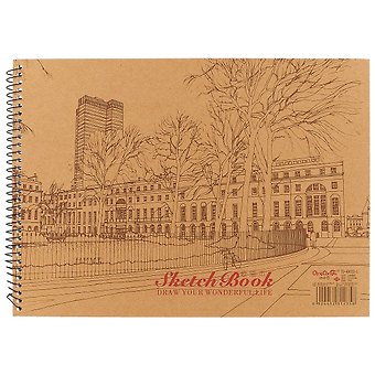 Альбом для эскизов AnAn, Sketch Book. Draw your wonderful life, А4, 30 листов, на спирали