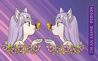 Кардхолдер (в форме книжки, 215х65 мм) I'm an anime person