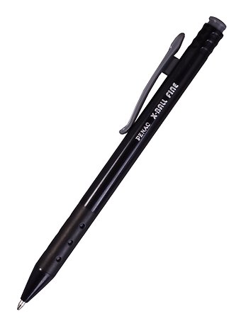 Ручка шариковая Penac, X-ball fine, автоматическая черная 0,7 мм