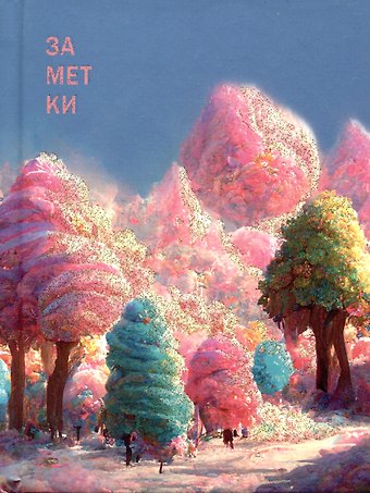 Книга для записей А6 64л кл. Сказочное место 7БЦ, мат.лам, выб.лак, блестки «Золото», офсет