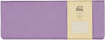 Планинг недат. 56л "Joy Book" фиалковые сны, настольный, иск.кожа 7Б, скругл.углы, съемный тонир.блок, тисн.фольгой, евроспираль, офсет
