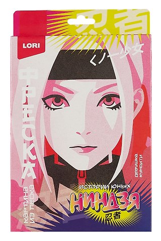 Набор для творчества LORI. Фреска. Истории юных ниндзя Девушка куноити