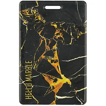 Чехол для карточек Мрамор черный (ДГ2020-238)