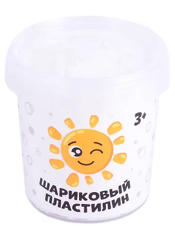 Шариковый пластилин модели Puzzle Foam, белый