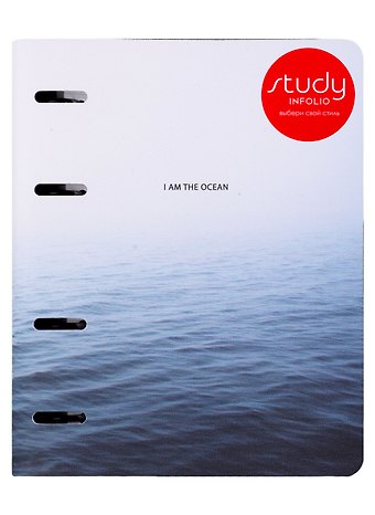 Тетрадь на кольцах в клетку Be Smart, Ocean, 120 листов