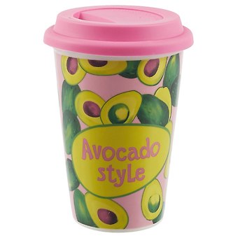 Стакан керамический Avocado style (ПВХ бокс) (ТС2017-19)