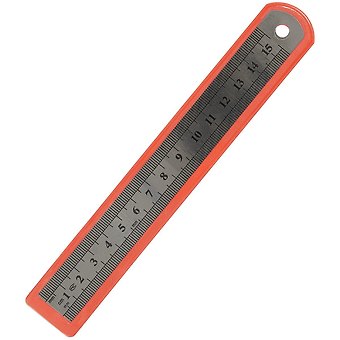 Линейка 15см металлическая, GoodMark