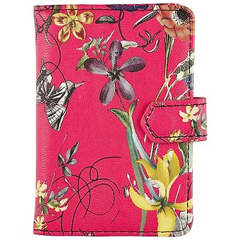 Визитница «Butterfly», розовая, 24 карты, 11 x 7.5 см