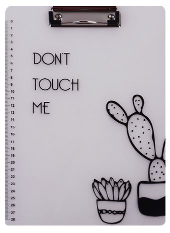 Планшет А4 "Don't touch me"