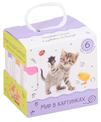Шоубокс Мир в картинках Комплект из 6 книг