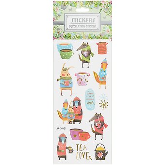 Наклейки Tea Lover (AXC-001) (9*25)
