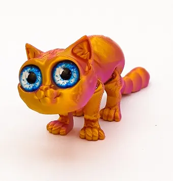 Фигурка 3D Кот Иннокентий (пластик) (15х8) (101)