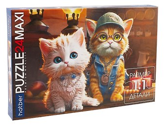 Пазл Maxi Мяу-стори для детей 24 элемента, 480х330мм