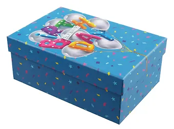 Коробка подарочная Birthday 21*14*8,5см, картон