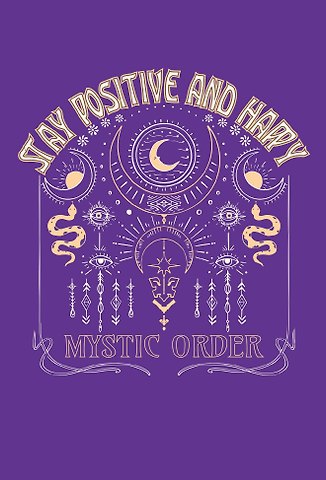 Блокнот эстетика Stay positive (96 стр)