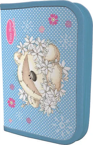 Пенал одностворчатый прямоугольный Proff Fizzy Moon 19,5*13,5см на молнии без наполнения
