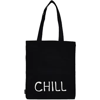 Сумка-шоппер Chill черная, текстиль 40см.*32см.