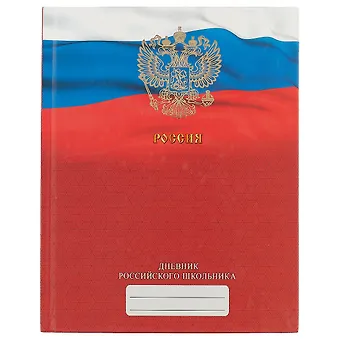 Дневник для средних и старших классов Unnika, Дневник российского школьника.Дизайн 4
