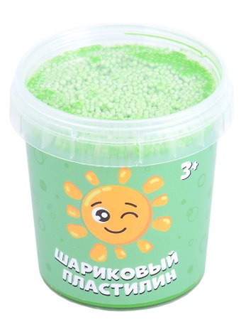 Шариковый пластилин модели Puzzle Foam, зеленый
