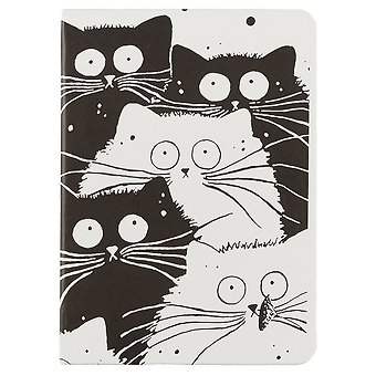 Книга для записей Black&white cats А6, 96 листов, клетка