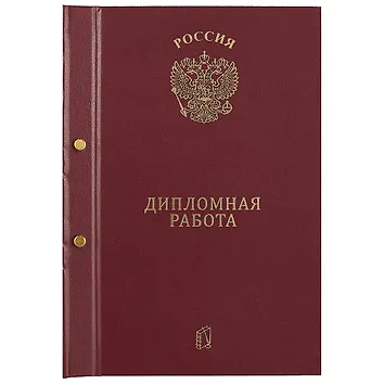 Обложка для дипломной работы, бордо, А4 - купить в «Буквоед» по ...